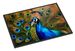 Peacock Doormat Front Door Mat Indoor Outdoor Rugs For Entryway, Non Slip Washable Low Pile, 24H X 36W_maomaolike.com