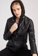 Hooded leather jacket two-piece set can remove oversize leather jacket female PU washed leather_maomaolike.com