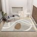 Living Room Rug Large Size Gorgeous Gold Frame Design Bedroom Rug Plush Thickened Machine Washable Thickened Underlay Interior Decorative Rug_maomaolike.com