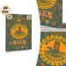 Agricultural Education FFA Themed Painting Poster, Vintage Folk Art Style Poster, Boho Floral & Wildlife Detailed Design, Ideal For Agricultural Study_maomaolike.com