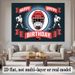 Ice Hockey Birthday Party Banner - 2D Flat Polyester Backdrop, Wall Hanging Photo Props, Hockey Theme Party Decor_maomaolike.com