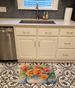 Chrysanthemums In Watercolor Memory Foam Kitchen Mat Machine Washable Anti-Fatigue Mat Cushion Comfort Bath Mat Or Kitchen Rug_maomaolike.com