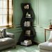 Modern Wall Corner Bookshelf Bookcase_maomaolike.com