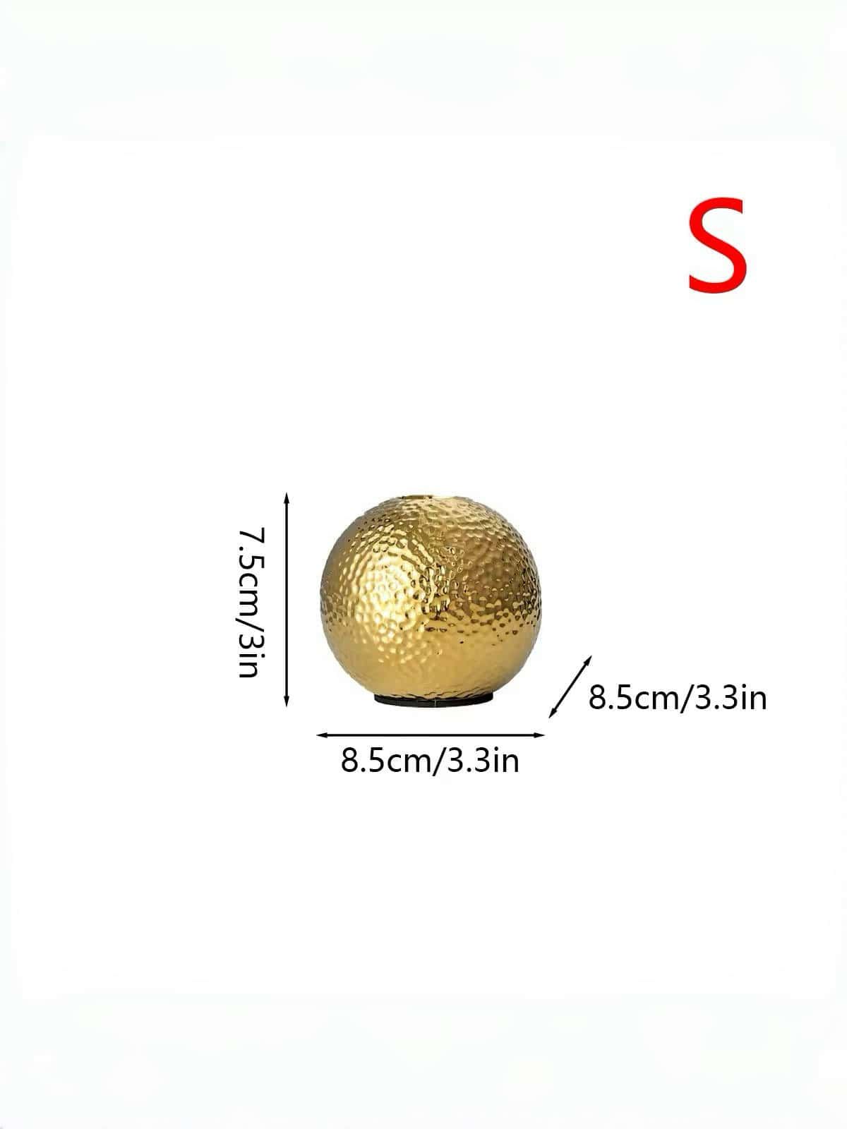 1pc Gold Surface Dotted Ball Ceramic Vase Is Suitable For Light Luxury Style Design Scene Ornaments Flower Arrangement Vase_maomaolike.com
