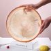 Nordic Style Crystal Glass Fruit Home Living Room Coffee Table Creative Light Large Capacity Snack Candy Plate_maomaolike.com