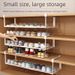 Storage Rack Home Shoe Cabinet Telescopic Layered Partition Creative Hanging Slippers Organizer Space-Saving Artifact_maomaolike.com