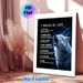 7 Rules Of Life Wolf Themed Motivational Painting Poster, Mysterious Starry Night Howling Wolf Poster, Inspirational Life Rules Decor For Home Office_maomaolike.com