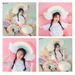 Cute Internet Celebrity Plush Rainbow Bedside Cushion Ins Style Neck Waist Pillow Gift For Girlfriend_maomaolike.com