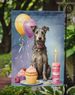 Scottish Deerhound Happy Birthday Garden Flag Mailbox Flag Decorative Yard Flag Banner Outside Patio Artwork Yard Flower Beds, Garden Size, Multicolor_maomaolike.com