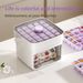 Ice Cube Tray Mold, Ice Storage Box, Push-Button Design, For Home Refrigerators, DIY Ice Cube Maker, Portable Ice Bucket With Lid_maomaolike.com