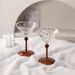 Creative Fresh Colorful Polka Dot Red Home Use Tall Cocktail Champagne Glass Vintage Sweet Wine Cup_maomaolike.com