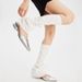 Leg hosiery y2k grey strap socks for women spring Fall mid-tube jk calf socks trumpet knit hosiery_maomaolike.com