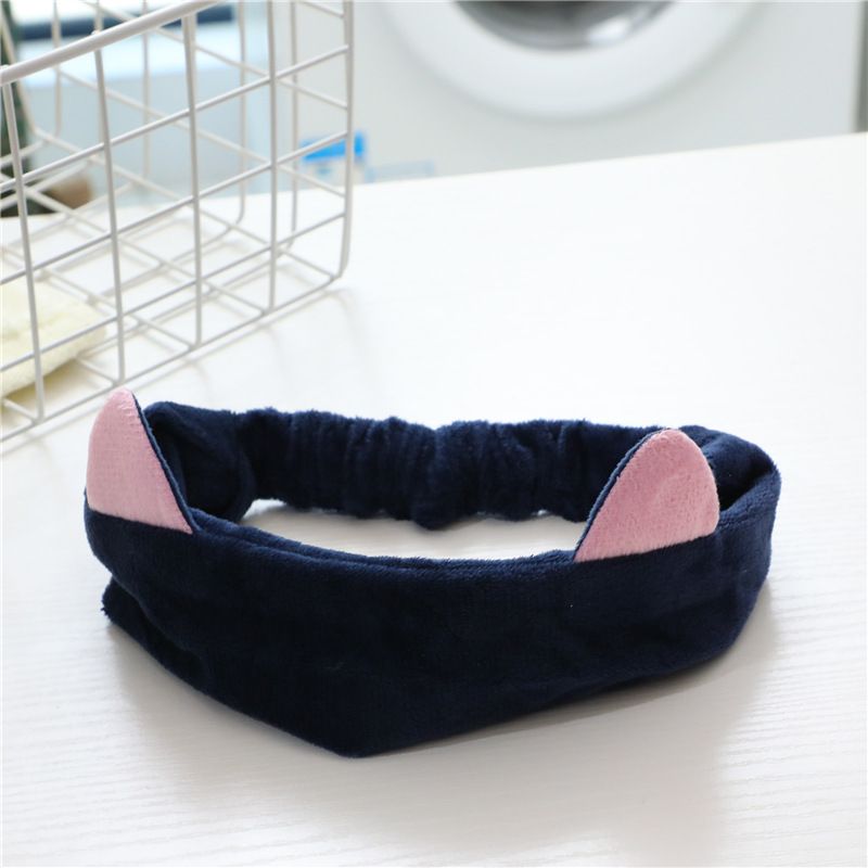 Cute Three-dimensional Rabbit Ears Face Wash Hair Band Makeup Mask Hair Band Headband Hair Accessories_maomaolike.com