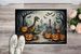 Dinosaurs Spooky Halloween Doormat Front Door Mat Indoor Outdoor Rugs For Entryway, Non Slip Washable Low Pile, 24H X 36W_maomaolike.com