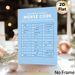 International Morse Code Painting Poster, Clear Light-blue Reference Chart Poster, Educational Reference For Learning Morse Code, Suitable For Home_maomaolike.com