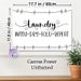 Laundry Themed Painting Poster, Minimalist Black & White Typographic Poster, Clever Laundry Routine Slogan, Ideal For Laundry Room Decor_maomaolike.com