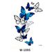 Zhengxiang Cross-Border New Waterproof Long-Lasting Flower Butterfly Half Arm Tattoo Stickers Wholesale_maomaolike.com