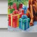 Irish Setter Christmas Reindeer House Flag Large Porch Sleeve Pole Decorative Outside Yard Banner Artwork Wall Hanging, Polyester, House Size, Multicolor_maomaolike.com
