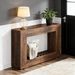 Farmhouse Console Table, Rustic Wood Entryway Sofa Table With Storage_maomaolike.com