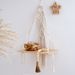 New Bohemian Woven Tapestry Small Cotton Shelf Wall Storage Rack Children's Room Photo Decoration_maomaolike.com