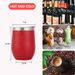 Tumblers, 12Oz Insulated Tumbler, Stainless Steel Stemless Cups With Lids For Coffee, Wine_maomaolike.com
