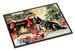 Norwegian Buhund Cozy Christmas Doormat Front Door Mat Indoor Outdoor Rugs For Entryway, Non Slip Washable Low Pile, 24H X 36W_maomaolike.com