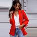 Women's Clothing Autumn and winter women's long sleeved small suit temperament professional slim top coat_maomaolike.com
