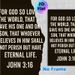 John 3:16 Bible Verse Painting Poster, Minimalist Warm Glowing Typography Poster, Inspirational Religious Message, Ideal For Home, Prayer Room And_maomaolike.com
