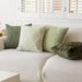 Home Garden Green Sofa Pillowcase High Grade Ins Style Model Room Living Room Decorative Pillow Bedside Cushion Bed Backrest_maomaolike.com