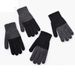 Men's autumn and winter color matching plus size knitted thick warm finger cold proof wool outdoor sports cycling gloves_maomaolike.com