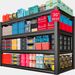 30"D Storage Shelving Unit, 4-Tier Heavy Duty Garage Shelving, Black, 68"W X 30"D X 68" H_maomaolike.com