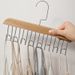 Underwear Strap Wooden Hanger For Stockings, Belts, Scarves Multi-Functional Magic Wardrobe Hook Packing Storage Bag_maomaolike.com
