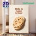 Naan Bread Pun Painting Poster, Witty Minimalist Food Humor Poster, Playful Text With Stacked Naan Design, Lighthearted Decorative Piece For Kitchen_maomaolike.com