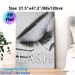 Lash Themed Painting Poster, Monochrome Close-up Eyelash & Lash Tool Art Poster, Sleek Beauty-focused Decor Ideal For Beauty Salons, Makeup Studios_maomaolike.com