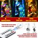 11 Ft Santa Claus Ladder Lights, Christmas Lights, Outdoor Ladder Lights_maomaolike.com