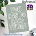 Motivational Quote Painting Poster, Minimalist Hand-drawn Text Poster, Inspirational Message To Boost Positivity, Ideal For Home Office And Workspace_maomaolike.com