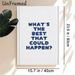 Inspirational Quote Painting Poster, Minimalist Navy Rounded Typography On Grid Poster, Uplifting Message To Foster Positive Mindset, Ideal For_maomaolike.com
