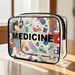 Medicine Cosmetic Women Large Capacity Organizer Easy Wipe Clean Pouch Daily Use Trip Toiletry Travel Bag_maomaolike.com