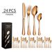 Stainless Steel Western Tableware 16/24 Pieces Of Table Knife Fork And Tea Spoon Set_maomaolike.com