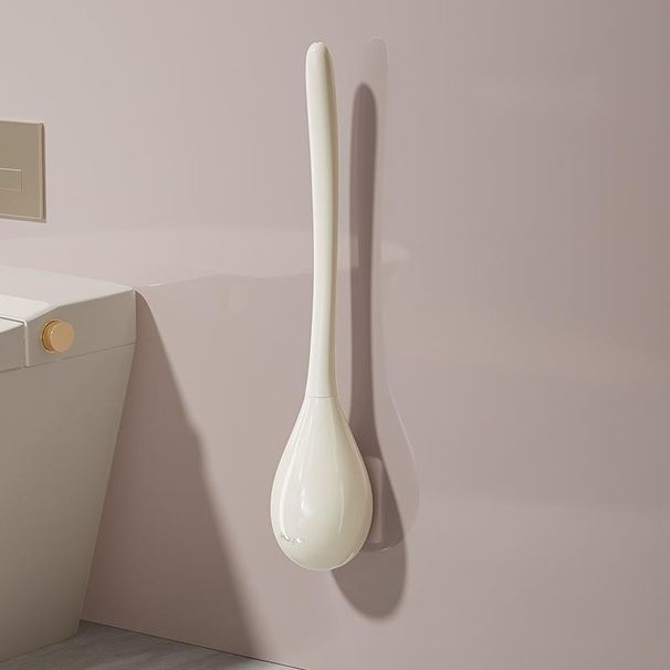 New Wall-Mounted Household Silicone Long Handle Bathroom Toilet Cleaning Brush Premium_maomaolike.com
