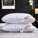 3D Brushed Quilted Embroidered Core Single Student Neck Support Home Hotel Feather Velvet Pillow Manufacturer Wholesale_maomaolike.com