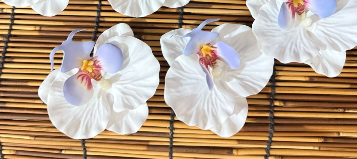 Artificial Flowers European-style Ruffled Edge Phalaenopsis DIY Shoe Flower, Hat Flower Accessories, Hairpin Decoration,_maomaolike.com
