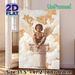 Cherub Angel Themed Painting Poster, Warm-hued Vintage Religious Art Poster, Serene Celestial Design Ideal For Living Room, Bedroom And Spiritual_maomaolike.com