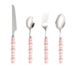 304 Stainless Steel Pearl Knife, Fork, Spoon, Ceramic Handle, Western Tableware Set, Creative High Aesthetic Value,_maomaolike.com