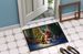 Airedale Terrier And Santa Claus Doormat Front Door Mat Indoor Outdoor Rugs For Entryway, Non Slip Washable Low Pile, 24H X 36W_maomaolike.com