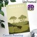 Dagobah Swamp Themed Painting Poster, Minimalist Retro Silhouette Scene Poster, Atmospheric Sci-fi Decor Ideal For Home, Game Room, Bedroom_maomaolike.com