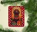 Boykin Spaniel Holiday Christmas Porcelain Ornament Christmas Tree Hanging Decorations For Home Christmas Holiday, Rectangle, Gift, Multicolor_maomaolike.com