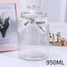 European Style Large Striped Sealed Jar Wishing Wish Lucky Glass Cylindrical Star Bottle For Boyfriend_maomaolike.com