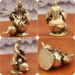 Brass Monkey King Gourd Figurine Handheld Game Model Home Office Desktop Decoration Metal Craft_maomaolike.com
