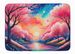 Cherry Blossom In Color Memory Foam Kitchen Mat Machine Washable Anti-Fatigue Mat Cushion Comfort Bath Mat Or Kitchen Rug_maomaolike.com